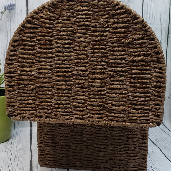 Trademark Innovations Storage Stair Basket With Handle and Lids - Picture 6 of 9